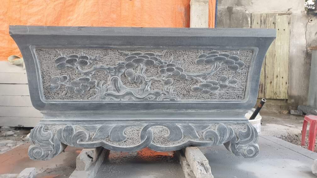 Chậu Đá - 01 - Đá Mỹ Nghệ Chính Vân